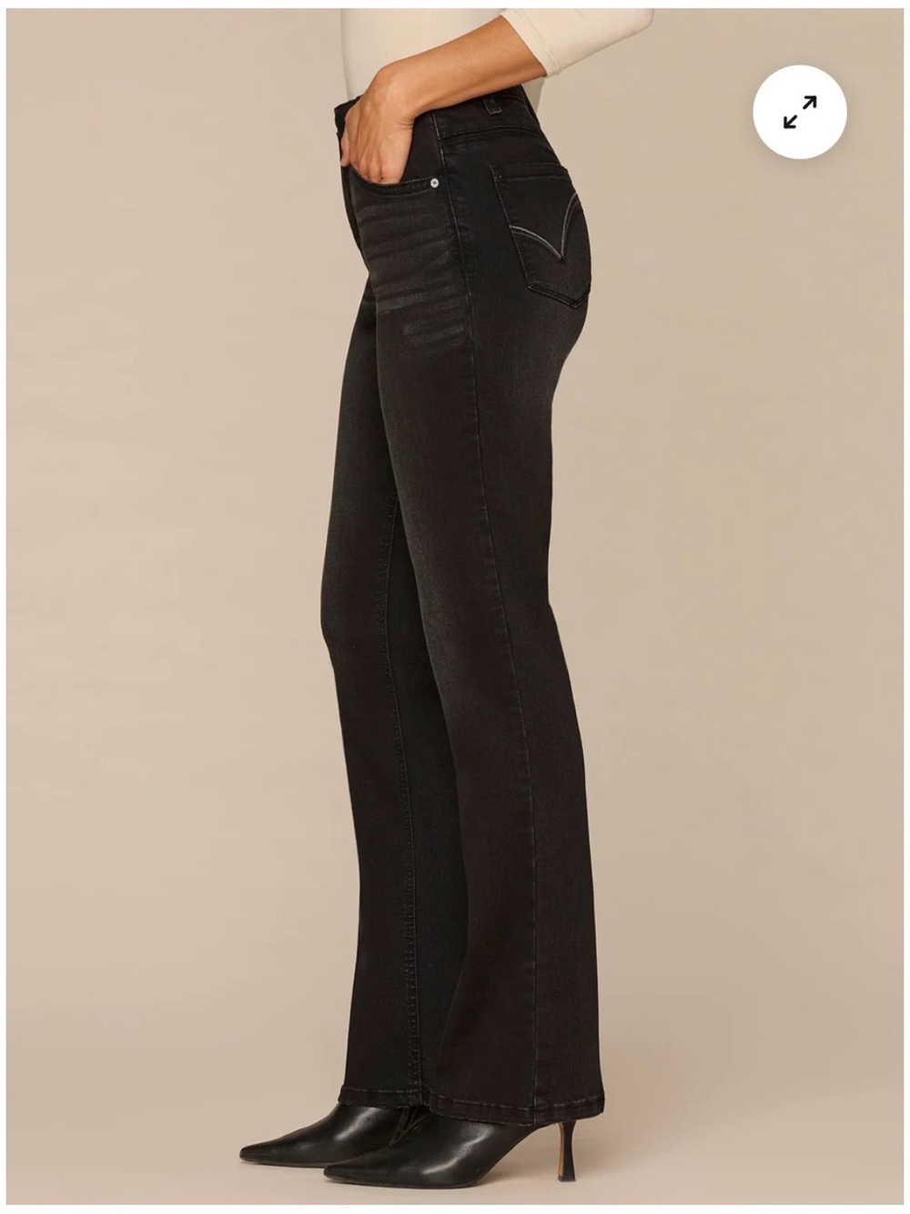 Democracy Black Boot Cut Jeans - Picture 4 of 7
